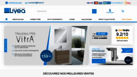 What Livea.fr website looked like in 2020 (3 years ago)