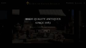What Lelouvre-antiques.com website looked like in 2020 (3 years ago)