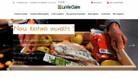 What Lavieclaire.com website looked like in 2020 (3 years ago)