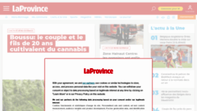 What Laprovince.be website looked like in 2020 (3 years ago)