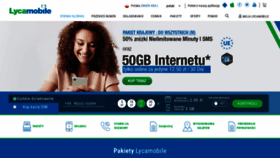 What Lycamobile.pl website looked like in 2020 (3 years ago)
