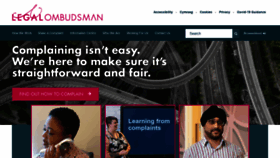 What Legalombudsman.org.uk website looked like in 2020 (3 years ago)