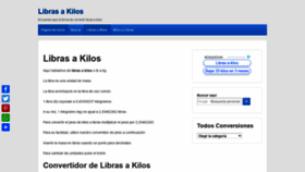 What Librasakilos.com website looked like in 2020 (3 years ago)