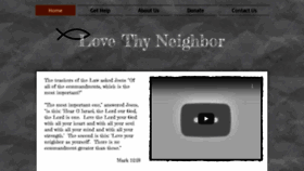 What Lovethyneighborinservice.com website looked like in 2020 (3 years ago)