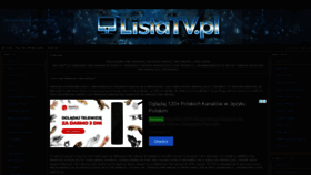 What Listatv.pl website looked like in 2020 (3 years ago)