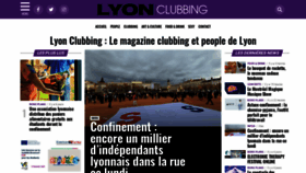 What Lyonclubbing.com website looked like in 2020 (3 years ago)
