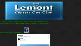 What Lemontclassiccarclub.org website looked like in 2020 (3 years ago)
