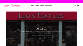 What Leostextiles.com website looked like in 2020 (3 years ago)