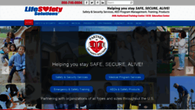 What Lifesafetysolution.com website looked like in 2020 (3 years ago)