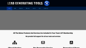 What Leadgeneratingtools.com website looked like in 2020 (3 years ago)