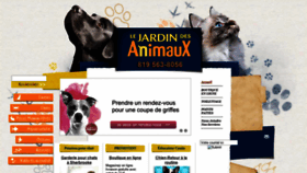 What Lejardindesanimaux.com website looked like in 2020 (3 years ago)