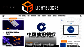 What Lightblocksnews.com website looked like in 2020 (3 years ago)