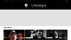 What Literalgia.com website looked like in 2020 (3 years ago)