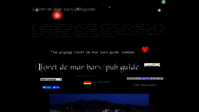 What Lloret-de-mar-barspubguide.com website looked like in 2020 (3 years ago)