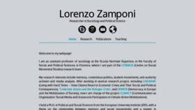 What Lorenzozamponi.it website looked like in 2020 (3 years ago)