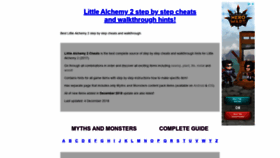 What Littlealchemy2cheats.com website looked like in 2020 (3 years ago)