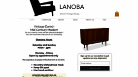 What Lanobadesign.com website looked like in 2020 (3 years ago)