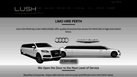 What Lushlimohireperth.com.au website looked like in 2020 (3 years ago)