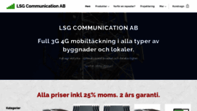 What Lsg.se website looked like in 2020 (3 years ago)