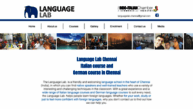 What Languagelabchennai.com website looked like in 2020 (3 years ago)