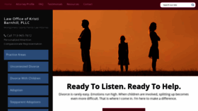 What Lawbarnhill.com website looked like in 2020 (3 years ago)