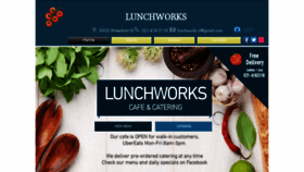 What Lunchworks.co.za website looked like in 2020 (3 years ago)