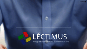 What Lectimus.com website looked like in 2020 (3 years ago)