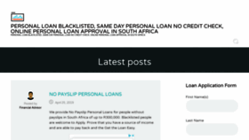 What Loancity.co.za website looked like in 2020 (3 years ago)
