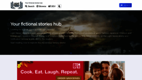 What Lightnovelworld.com website looked like in 2020 (5 years ago)