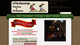 What Littleblessings.org website looked like in 2020 (4 years ago)
