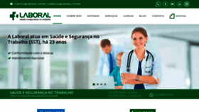 What Laboral.com.br website looked like in 2020 (3 years ago)