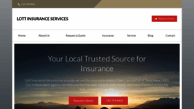 What Lottinsurancetx.com website looked like in 2020 (3 years ago)