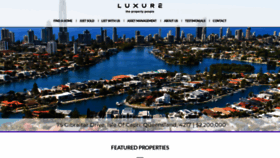 What Luxure.net.au website looked like in 2020 (3 years ago)