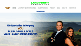 What Landprofitgenerator.com website looked like in 2020 (3 years ago)