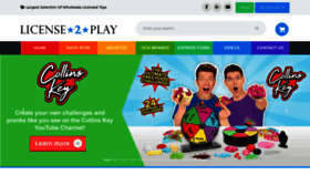 What License-2-play.com website looked like in 2020 (3 years ago)
