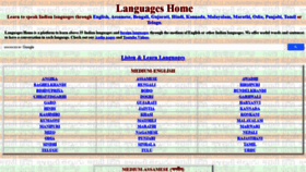 What Languageshome.com website looked like in 2020 (3 years ago)