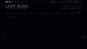 What Ladyburd.com website looked like in 2020 (3 years ago)