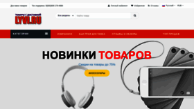 What Lyvi.ru website looked like in 2020 (3 years ago)