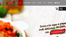 What Laconstanciacolombina.com website looked like in 2020 (3 years ago)