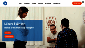 What Lakareivarlden.se website looked like in 2020 (3 years ago)