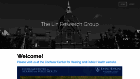 What Linresearch.org website looked like in 2020 (3 years ago)