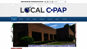 What Localcpap.com website looked like in 2020 (3 years ago)