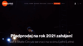 What Letniletna.cz website looked like in 2020 (3 years ago)