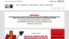 What Librerialiterata.cl website looked like in 2020 (4 years ago)