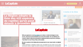 What Lacapitale.be website looked like in 2020 (3 years ago)