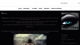 What Leblogdecleya.com website looked like in 2020 (3 years ago)