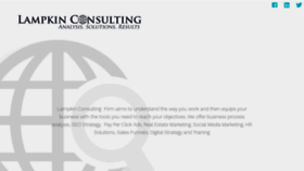 What Lampkinconsulting.com website looked like in 2020 (3 years ago)