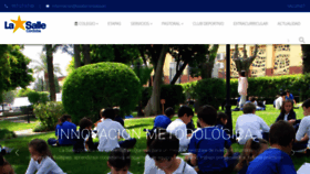 What Lasallecordoba.es website looked like in 2020 (3 years ago)