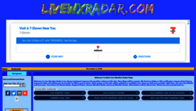 What Livewxradar.com website looked like in 2020 (3 years ago)