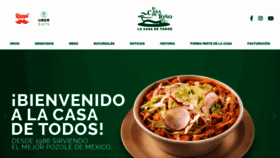 What Lacasadetono.com.mx website looked like in 2020 (3 years ago)
